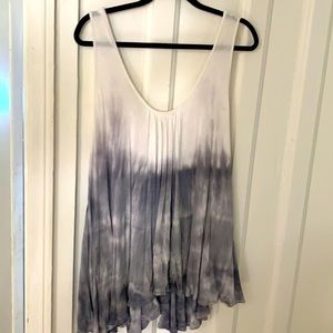 S Free People Dip Dyed Tunic Tank